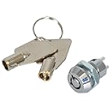 Jameco ValuePro Round SPST Keylock Switch with Two Keys