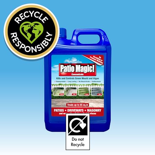 Patio Magic! 16491 Concentrate: Ideal for Patios, Paths and Driveways (Kills Algae and Lichens), 2.5 Litres (Pack of 2)