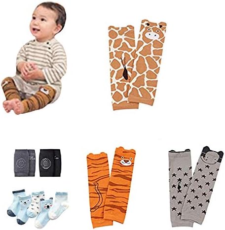 Baby Leg Warmers Leggings Knee pads socks for Toddler (pack 10 pairs)