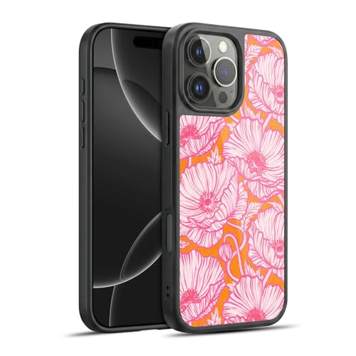 Coque iPhone 16 Pro Max motif floral Micklyn Le Feuvre pour le quotidien