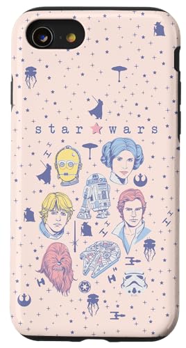 Coque Star Wars iPhone 8 7 SE motif espace pour le quotidien