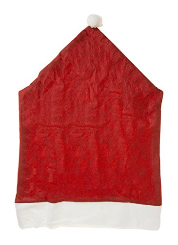 Darice 4 Piece Chair Slipcover, Red