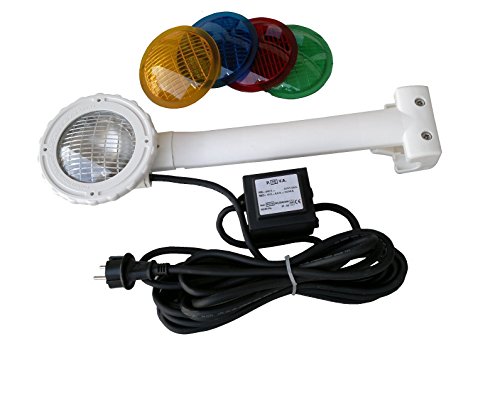 Preisvergleich Produktbild MYPOOL Poolbeleuchtung »Einhängescheinwerfer+4 Farbscheiben«