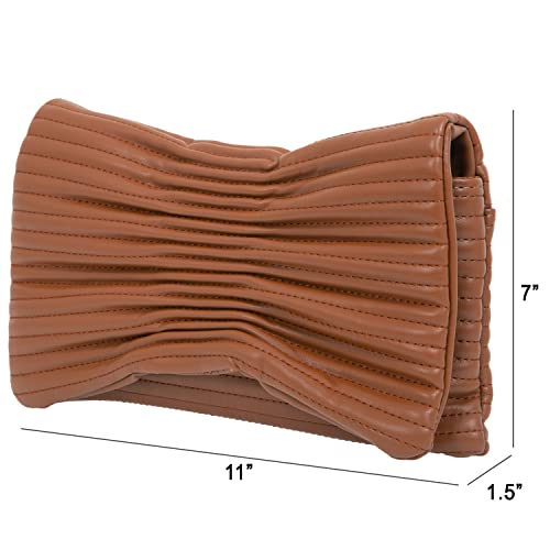 Image of JNB Faux Leather Envelope Clutch Purse