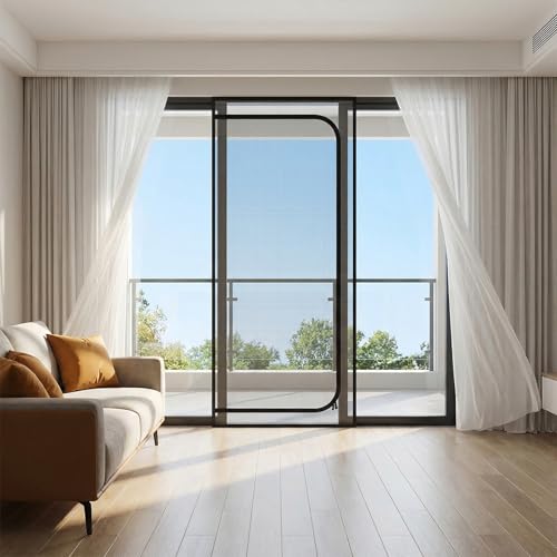 Cat Screen Door, Easy Zipper Tool-Free Washable Ventilated | Easy zipper access, Tool-free install, Washable, Ventilated, For home and garden - Image 3