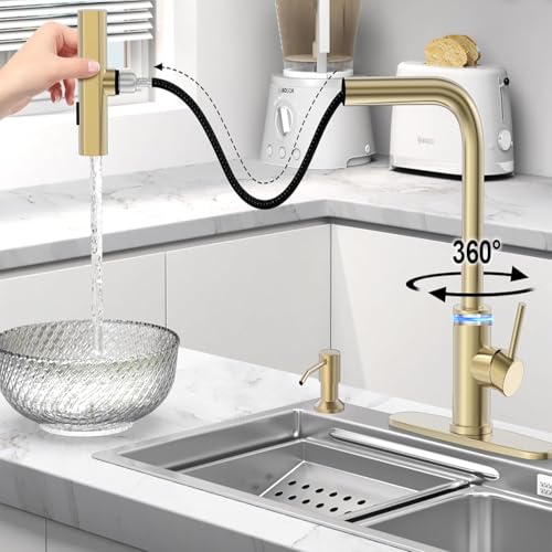 Robinet de baignoire or jaune KW-76J pour salle de bain - 7