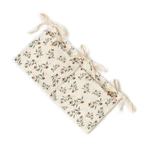 Image of Ldbuejiaja Baby Bedside Storage Bag With 2 Pockets - Lightweight Hanging Organizer for Diapers, Pacifiers & More