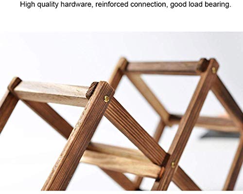 Soporte para botellas de madera para encimera Beige miniatura 4