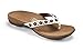 Vionic Women's Rest Floriana Toepost Sandal - Ladies Flip flops with Concealed Orthotic Support White 9 M US