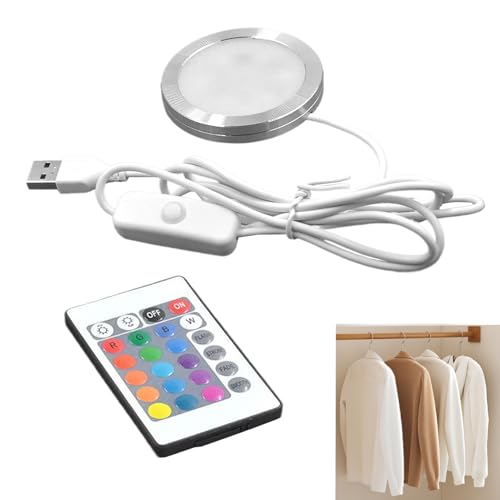 Dopsyesn Spot Empotrable - Luz Empotrada 5V Ultra Delgada RGB | Lámpara UltraFina Para Decoración De Jardín Patio Baño Cocina