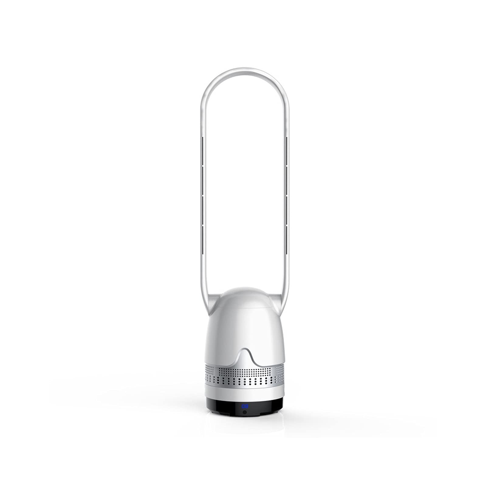 Floor Bladeless Fan Tower Fan with Remote Control Purification Fan Heating Fan Vertical Fan LED Display with Auto