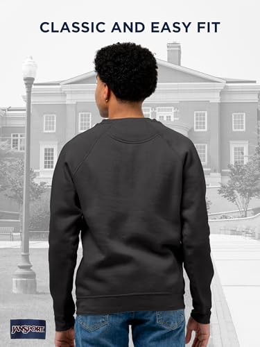 JanSport NCAA Officially Licensed Rival Crew Sweatshirt, Long Sleeve Graphic Pullover for Men & Women, Cotton-Polyester Blend Featuring Collegiate Design & Easy-On Style for Game Days, or Travel - image 4