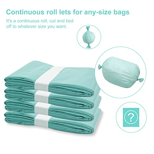 Zippland 4 Pack Diaper Liner Refills Compatible with Janibell Akord 280 Slim Model, Lasts Over 500 Adult Briefs - Thumbnail 2