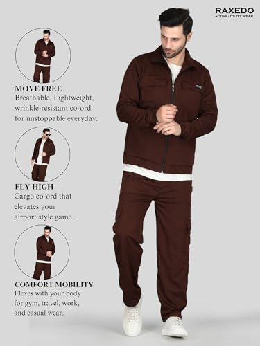Image of Coord set for men | Old money outfit for men | Airport Outfit for Men | y2k aesthetic clothes | Tracksuit- Korean Outfits for casual and travel wear