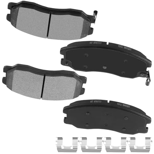 Image of cciyu D1264 Front Ceramic Brake Pads Kits 4pcs fit For 12-15 For Chevrolet Captiva Sport,07-09 For Chevrolet Equinox,07-09 For Pontiac Torrent,08-10 For Saturn Vue,07-09 For Suzuki XL-7