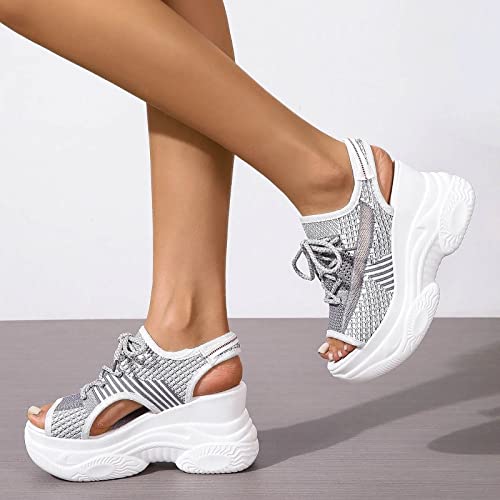 Sandalias deportivas de mujer ajustables para caminar sin cansancio 5