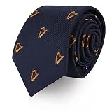 AUSCUFFLINKS Corbatas para amantes de la música de arpa para hombre, regalo sinfónico de orquesta acústica para músico con estampado de música (HARP)