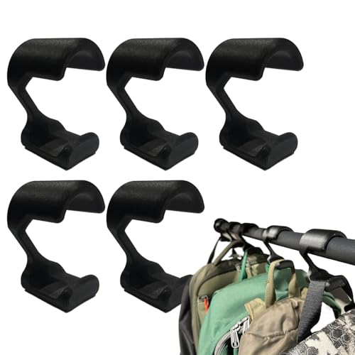 Colgador para Mochilas - Organizador de 5 Piezas para Perchero de Almacenamiento - Soporte Portátil para Bolsos En Dormitorio Residencia Pasillos Vestuario Viajes Pañuelos