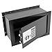 Produktbild PrimeMatik - Versenkt Wandtresor Stahl Elektronischer Code Mauertresor Möbeltresor 40x20x25cm schwarz