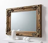 Ancho del marco: 14 cm. Barcelona Trading Louis - Espejo de Pared con Marco francés Tallado en Oro, 35 Pulgadas x 47 Pulgadas