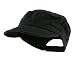 Wholesale Enzyme Washed Cotton Army Cadet Castro Hats (Black) - 20766