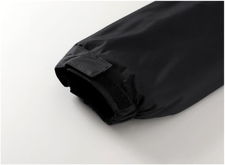 Winter Hooded Jacket with Thickened Fleece Lining Waterproof and Windproof Ski Jacket Outdoor Insulated Jacket
