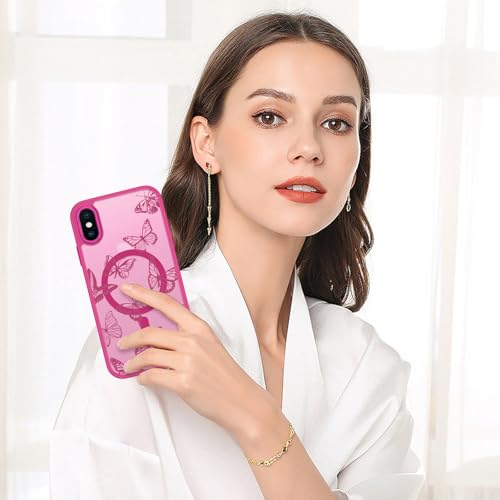 Coque iPhone Xs Max 6,5 pouces mate à motif papillon - 7