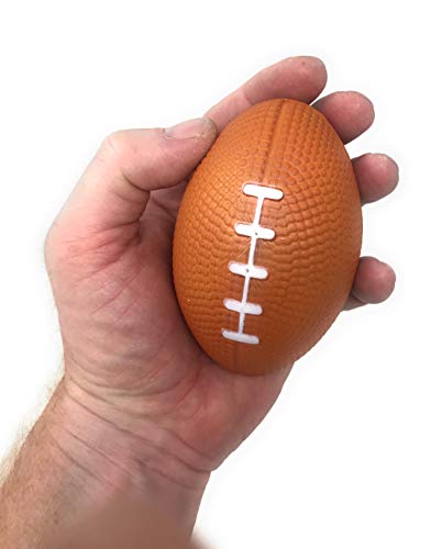 Funiverse Bulk 25 Pack 4" Foam Football Stress Ball - Perfect Tailgating Party Decoration Or Favor #TOP1