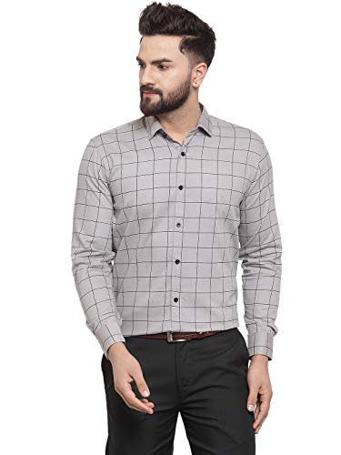 Image of JAINISH Men's Checked Formal Shirts.