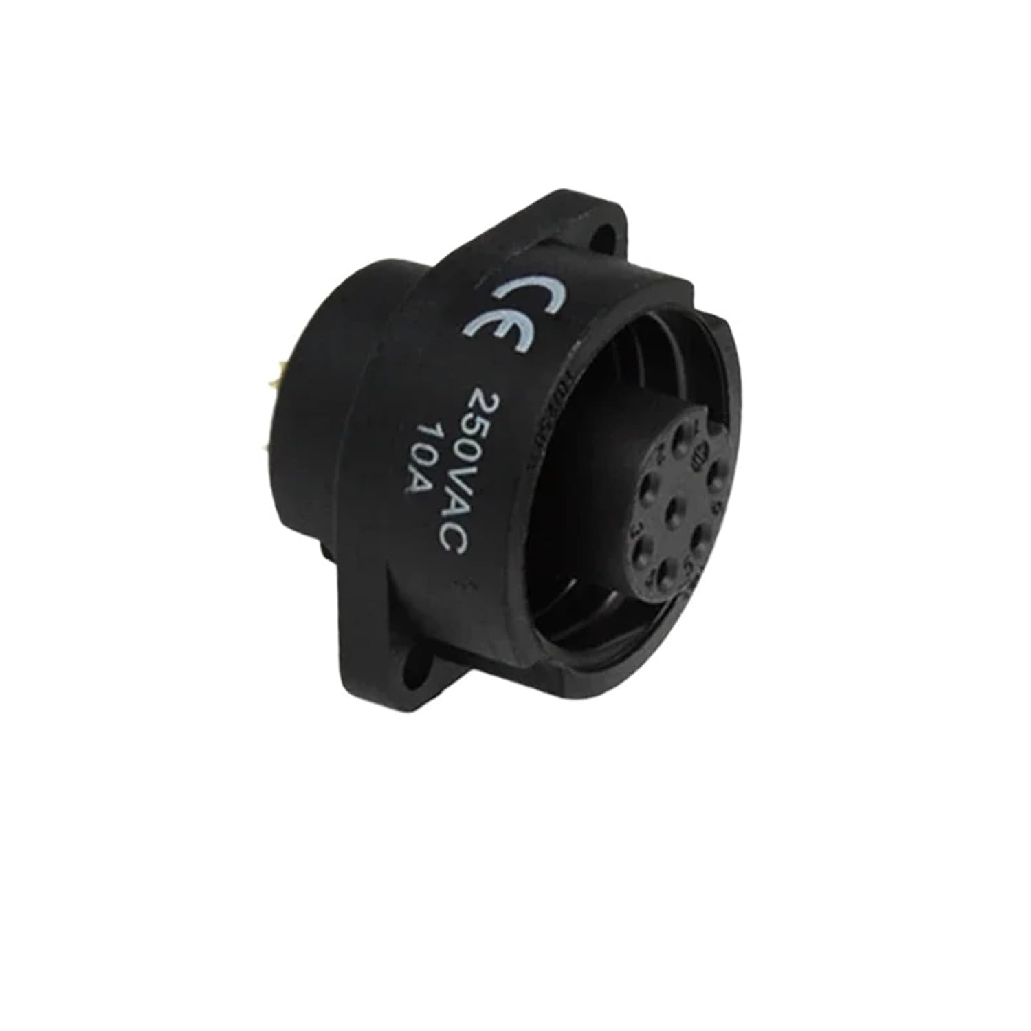 WA22 TE+Z Male Female Socket 4Pin 7Pin Solder/Screw Connect Waterproof Industrial Power Connector(7pin Male Plug)