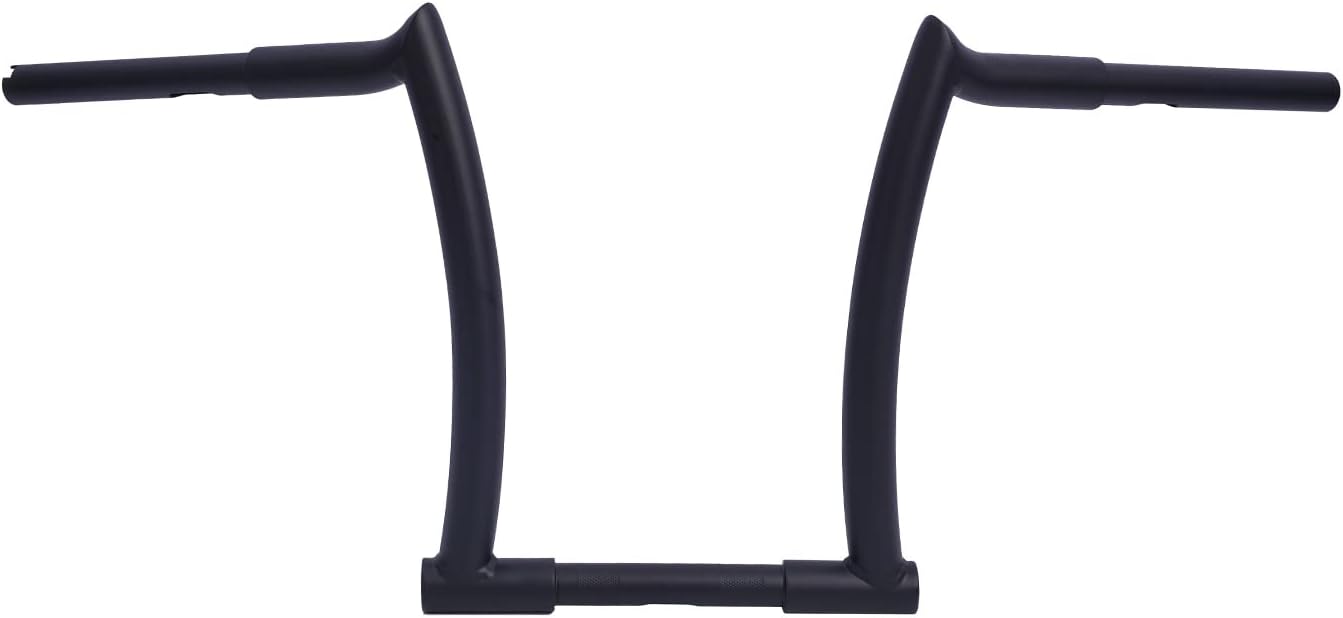 14'' Iron Handlebar, Fits Harley Softail FLST, FXST, Sportster XL 883 1200, Matted Black