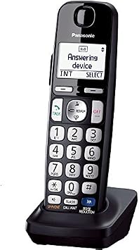 Panasonic Cordless Phone Handset Accessory Compatible with KX-TGE463S / KX-TGE474S / KX-TGE475S Series Cordless Phone Systems - KX-TGEA40S Silver