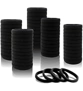 12 Piece Black & Brown Silk Scrunchies for Thick Hair