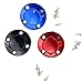 KIRO&SEEU 3pcs Fuel Dot Hobby Accessories CNC Aluminum Anodized Round Fuel Dot for RC Airplane Boat Red/Gray/Blue