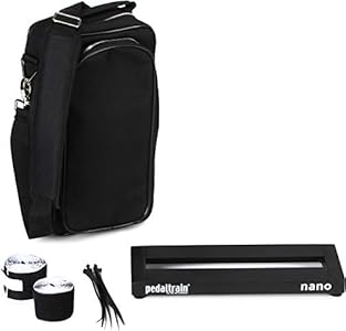 Nano Pedal Board Soft Case with Shoulder Strap Assortment of zip ties