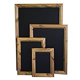 look 695 review Strapazierfähig Chalkboards UK WC352 Premium-Tafel, gerahmt, A2, Holz, Schwarz, 515 x 695 mm