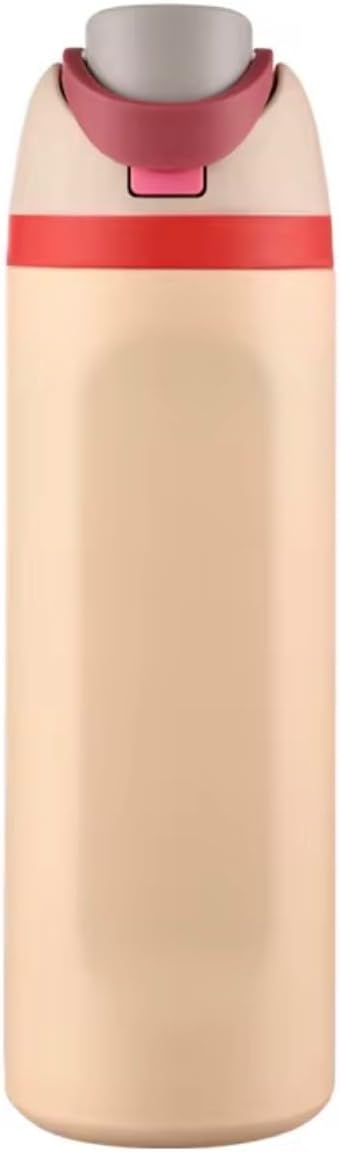 Insulated Stainless Steel water Bottle with Straw, BPA-Free, Leak Proof, Reusable, for Sports, Modern Style Matte Black 28 oz