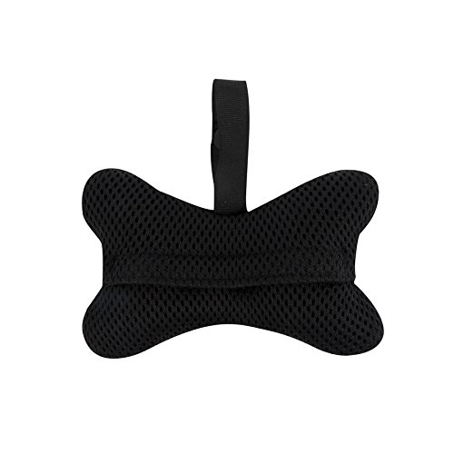 Image of Puppia PARA-WB1533-BK-FR Black Soft Waste Bag Dispenser Pet-Waste-Bags, ONE Size