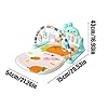 Missmisq Gimnasio Piano Bebe, Gimansio De Actividades Musical para Bebés, Alfombra Gimnasio para Bebés con Piano, Tapete De Actividades con Música Y Luces, Manta De Juegos Plegable #1