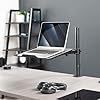 VIVO Single Laptop Notebook Desk Mount Stand - Fully Adjustable Extension with C Clamp (STAND-V001L) #1