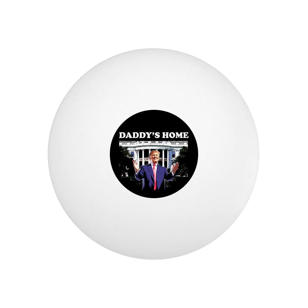 Trump's White House Novelty Table Tennis Ping Pong Ball 12 Pack with Storage Bag