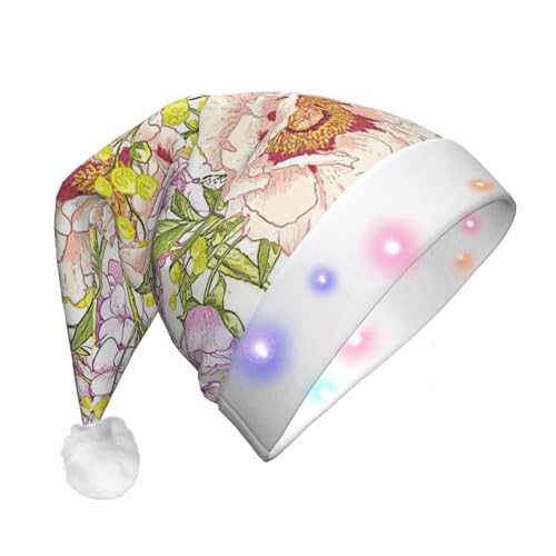 Liulannq Hermosos sombreros de flores moradas y amarillas pueden ser usados por hombres, mujeres y niños, y también son regalos de vacaciones. También se pueden utilizar para decorar casas y aumentar