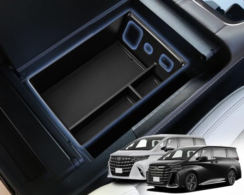 WEIPIN 2023 新型 トヨタ アルファード40系 ヴェルファイア 専用 コンソールトレイ コンソール トレイ コンソールボックス インナートレイ センターコンソール 小物入れ ABS素材 滑り止め設計 取付簡単 アルファード 40 ヴェルファイア