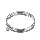 Material: Zinklegierung Tutoy 10ST 25mm Silber Anhänger Blende Rahmen Cabochon Schmuck Blank Runde Anhänger