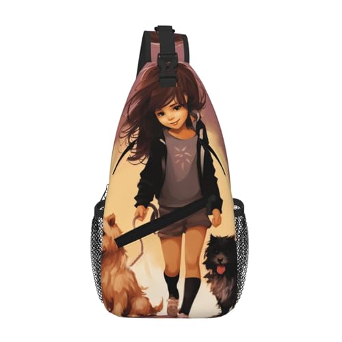 Mochila bandolera tipo Crossbody para senderismo y viaje