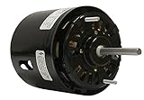 Fasco D1138 3.3-Inch Diameter Shaded Pole Motor, 1/50-1/80-1/140 HP, 115 Volts, 1500 RPM, 3 Speed, .9-.6-.5 Amps, CW Rotation, Sleeve Bearing