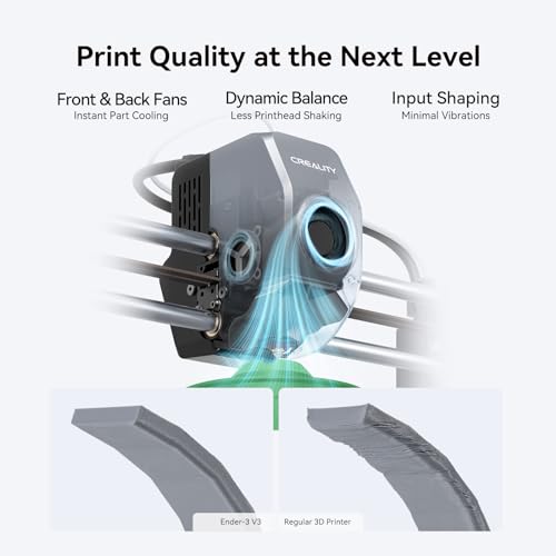 Impressora 3D Creality Ender 3 V3, 2024 Nova versão 600 mm/s Alta velocidade com construção toda em