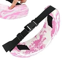 Ceinture De Natation Flottante En Mousse EVA – 61 Cm – Sangle Réglable – Aide à L'équilibre – Pour Adultes Et Jeunes – Bleu Ou Rose