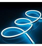 upHere Bande LED 1.5M lumineuse Tube flexible au néon Monochrome Ruban Led Glace Bleue（LS15BE）