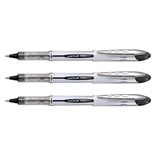 UNI-BALL Vision Elite UB200 atrament płynny, średnia końcówka, 0,8 mm, czarny, 3 szt